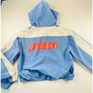 Prince Pickleball Tennis Hooded Windbreaker Jacket Cropped Women’s Size XL